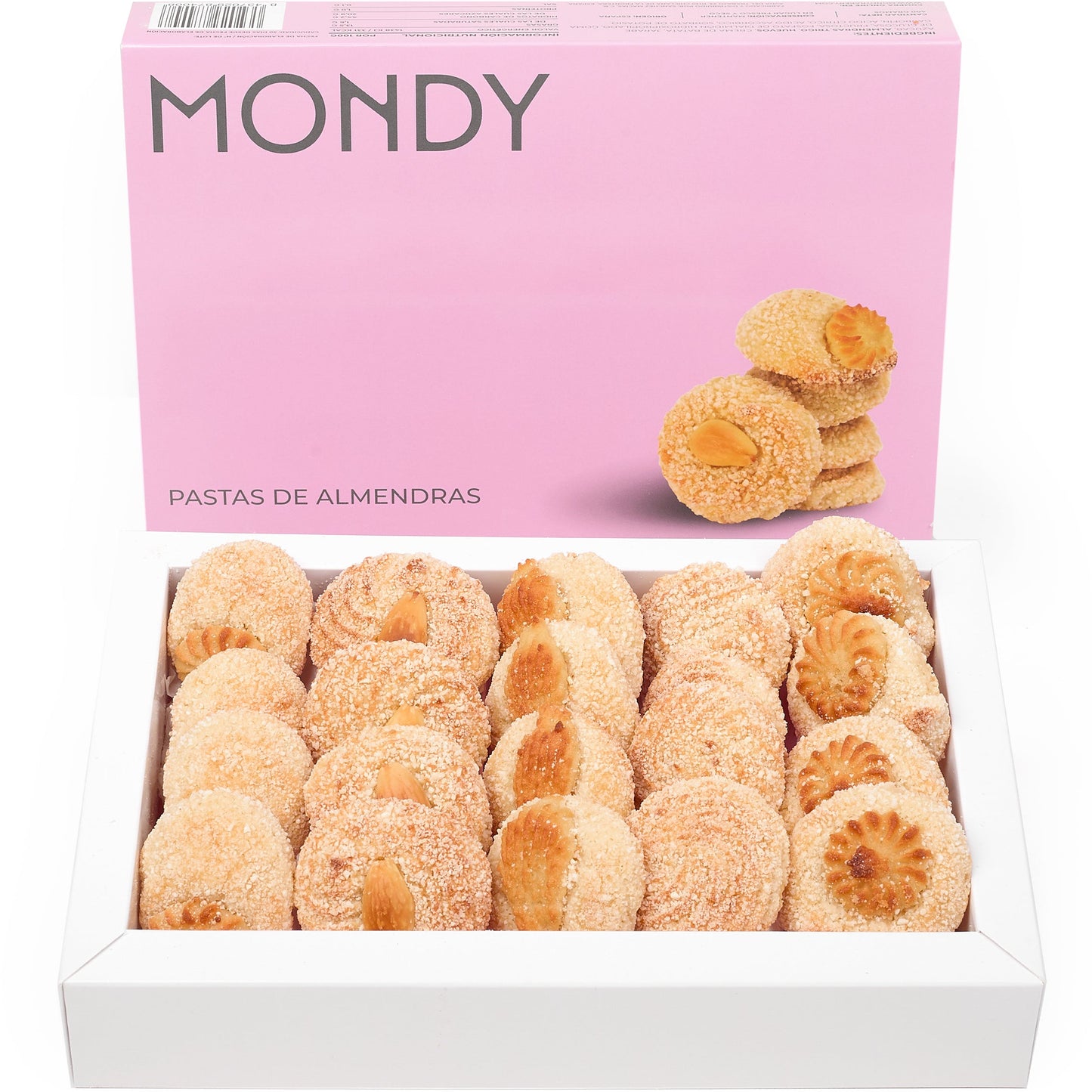 Mondy - Pastas de Almendras - Caja 400g